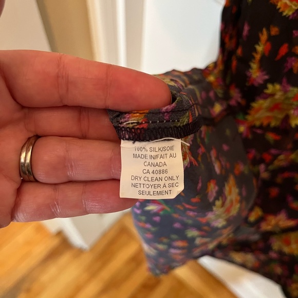 Dagg & Stacey 100% Silk Dress Made in Canada - Picture 3 of 6